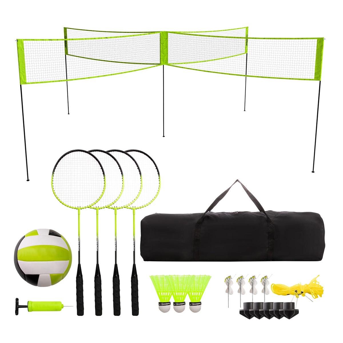 4-Square Volleyball Badminton Set Combo - image 2
