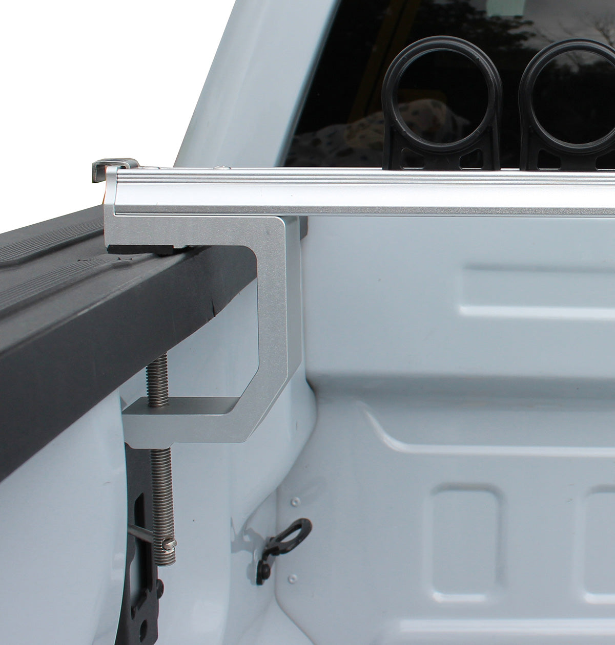 Aluminum Clamp-On Fly Fishing Rod Holder for Truck with 5 Rod Storage - image 4