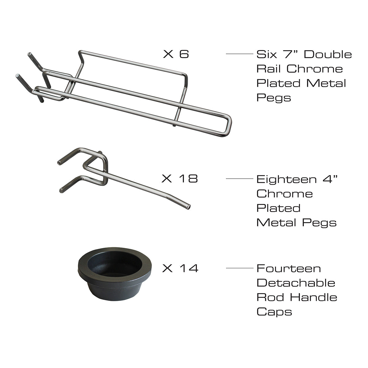 Modular 14 Fishing Rod Rack and Tackle Organizer - image 6