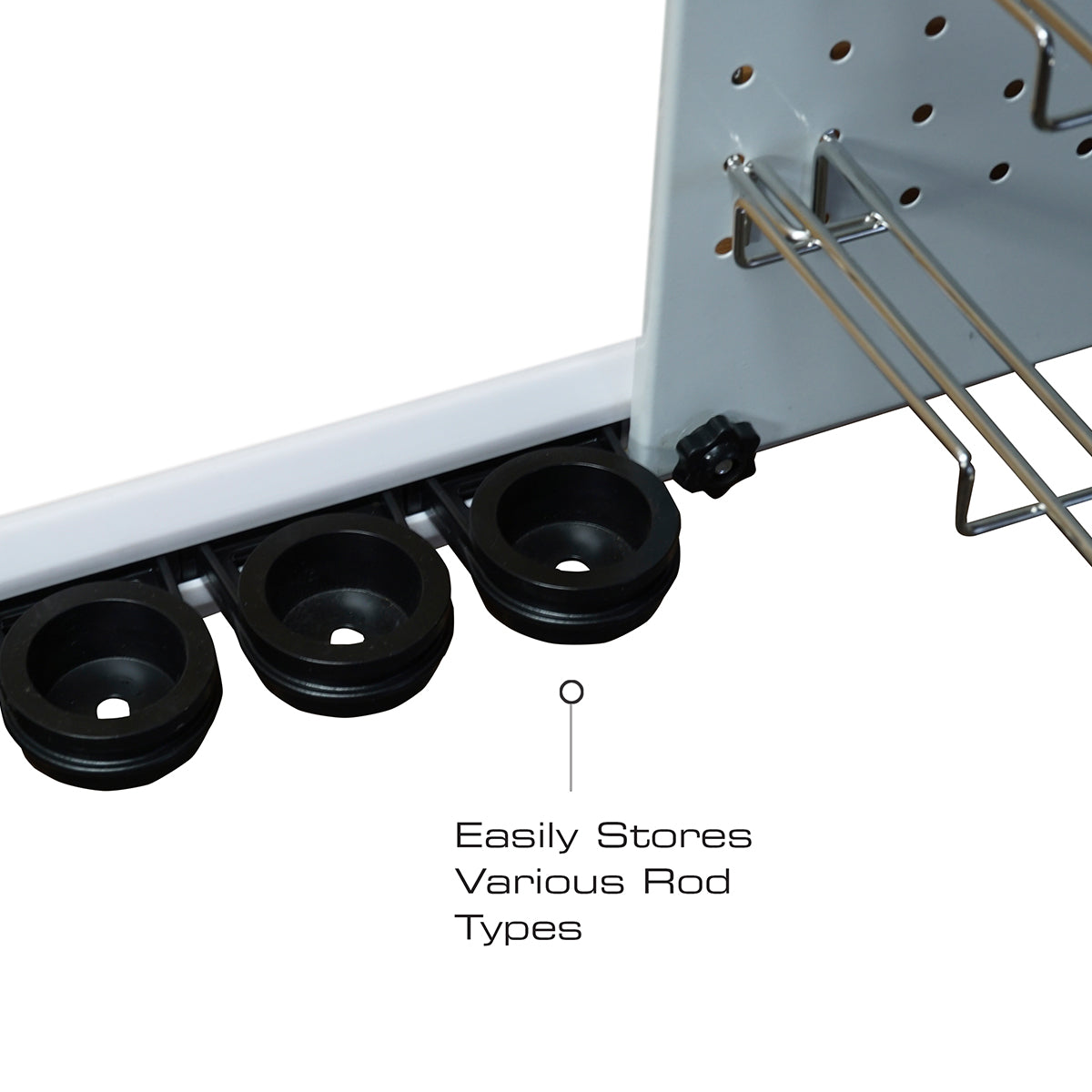 Modular 5 Fishing Rod Rack and Tackle Organizer - image 5