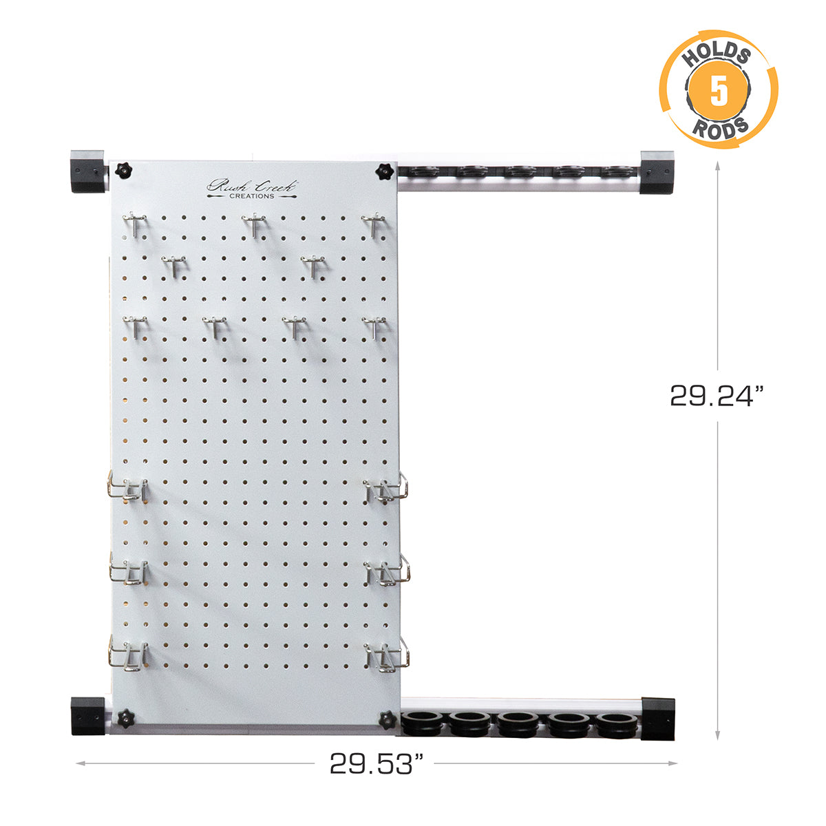 Modular 5 Fishing Rod Rack and Tackle Organizer - image 7