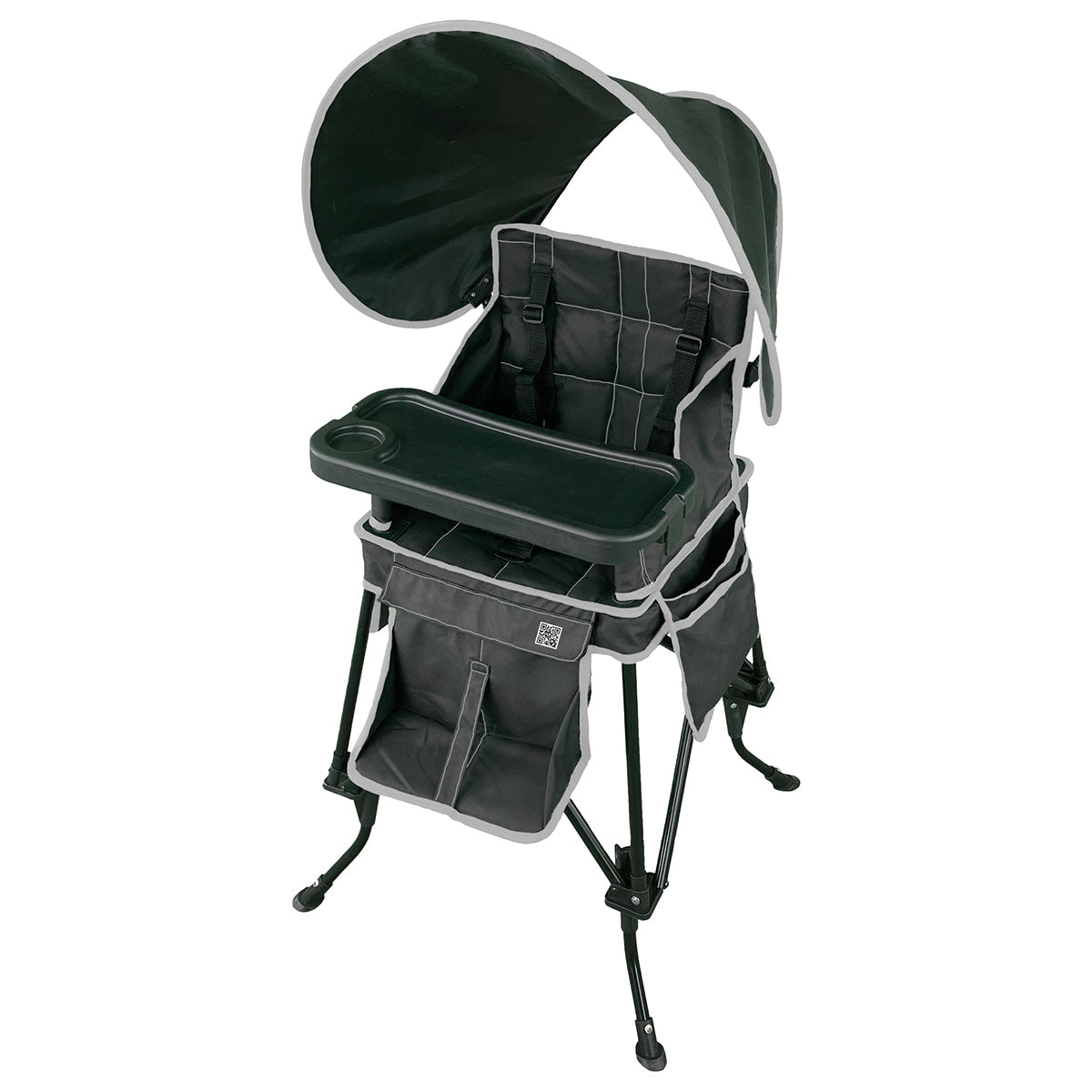 Outdoor High Chair with Sun Shade