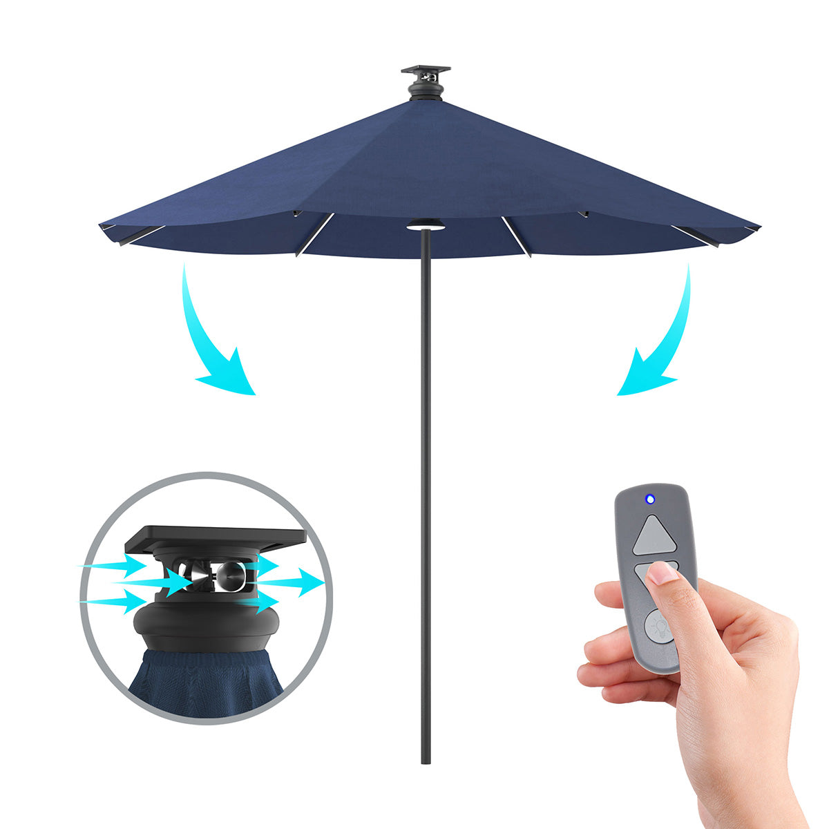 9' Smart Outdoor Umbrella - image 2