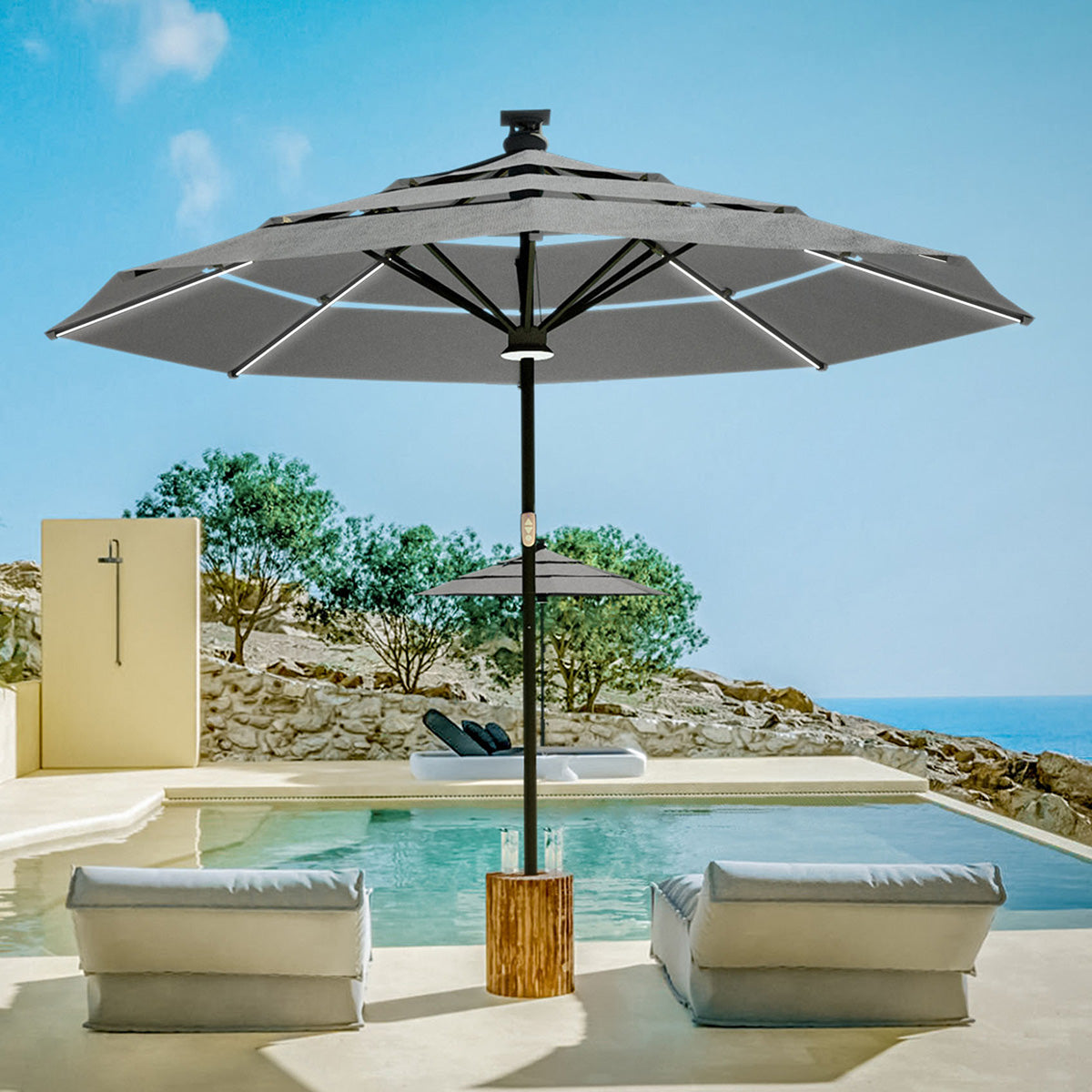 11' Smart Outdoor Umbrella - image 17