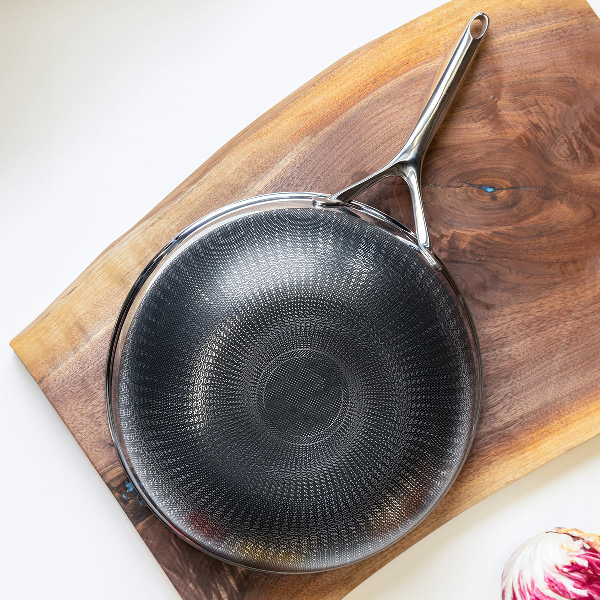 12'' Stainless Hybrid Nonstick Wok - image 4
