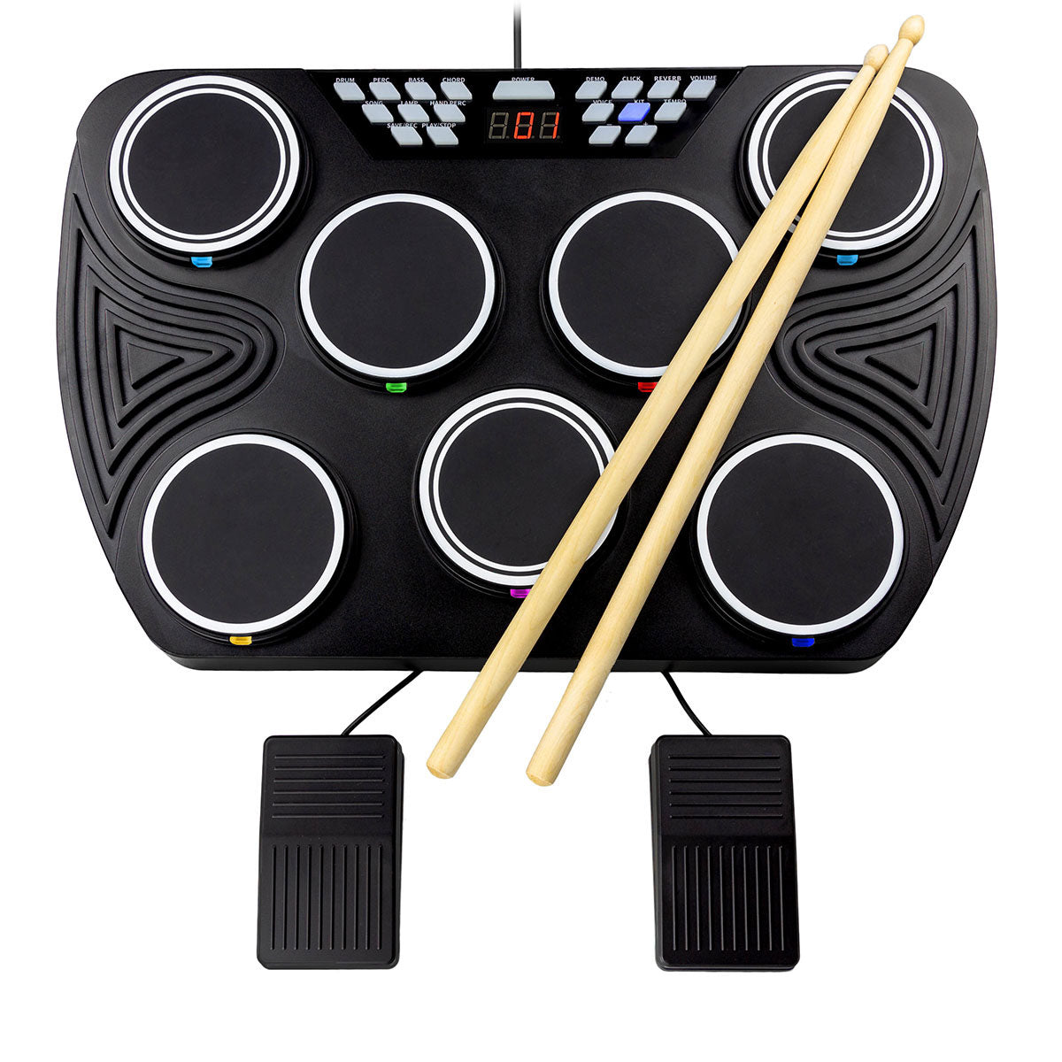 Tabletop Electronic MIDI Drum Kit