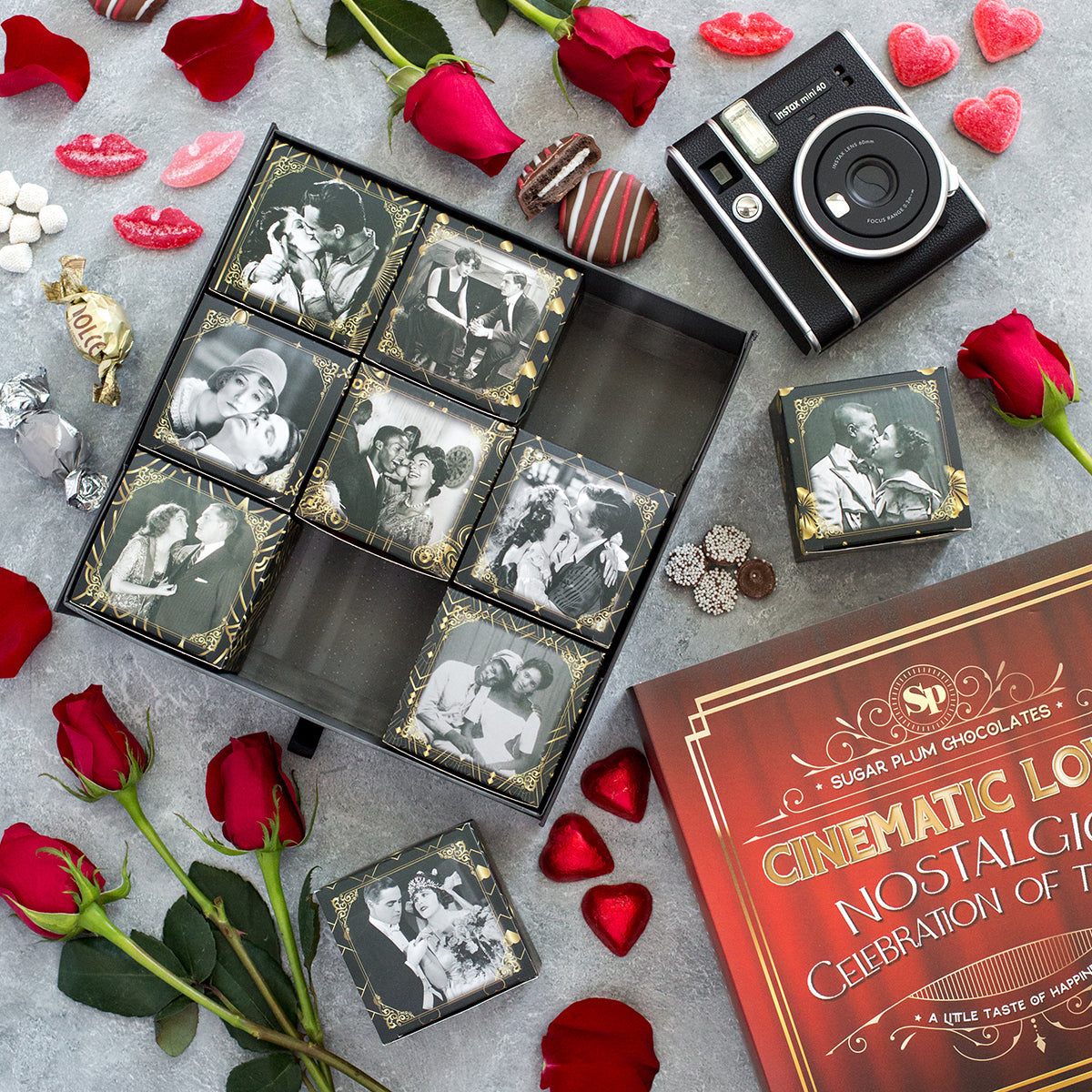 Sugar Plum Cinematic Love: Nostalgic Celebration of Treats
