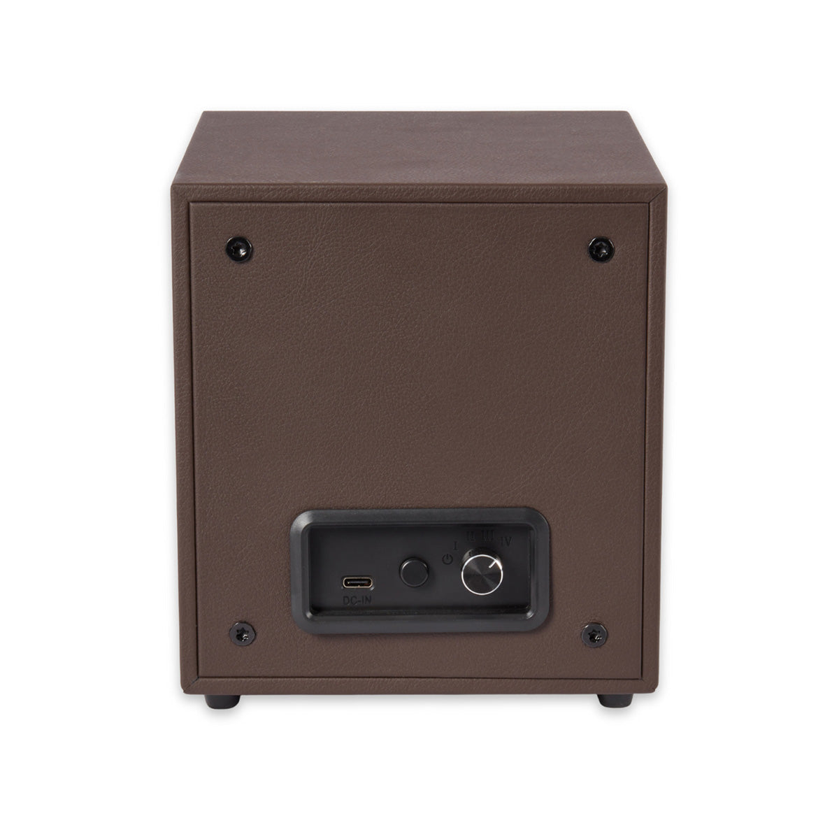 Single Brown Leather Watch Winder with Color Changing Light - image 5