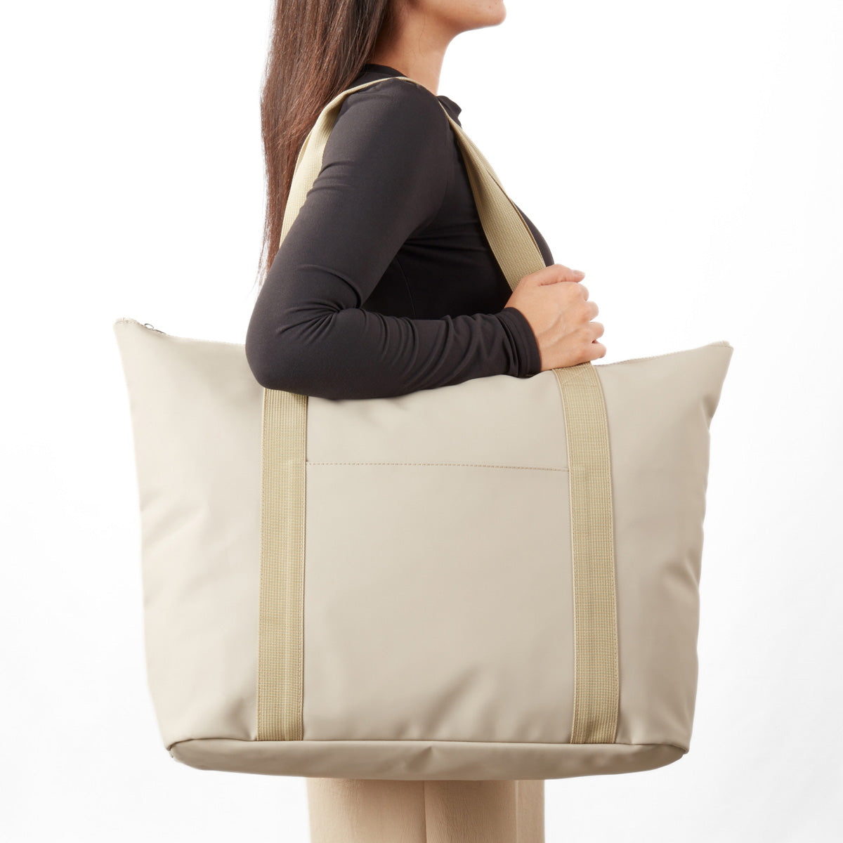 Water and Tear-Resistant Vinyl Coated Nylon Tote Bag - image 3
