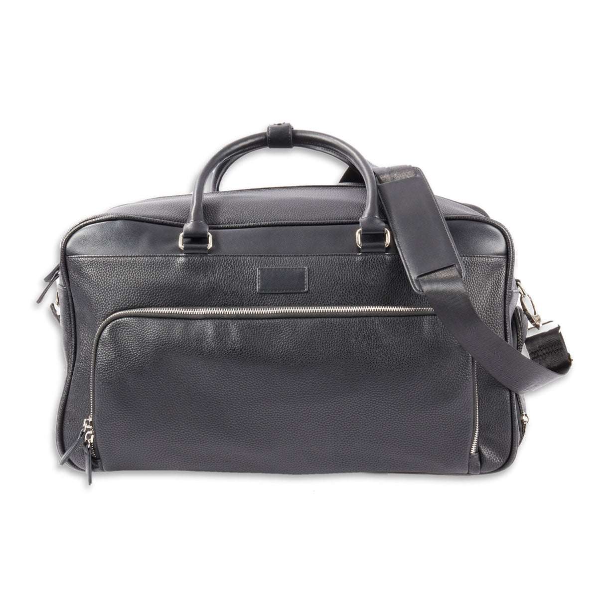 Leather Weekender Bag with Detachable Shoulder Strap - image 5