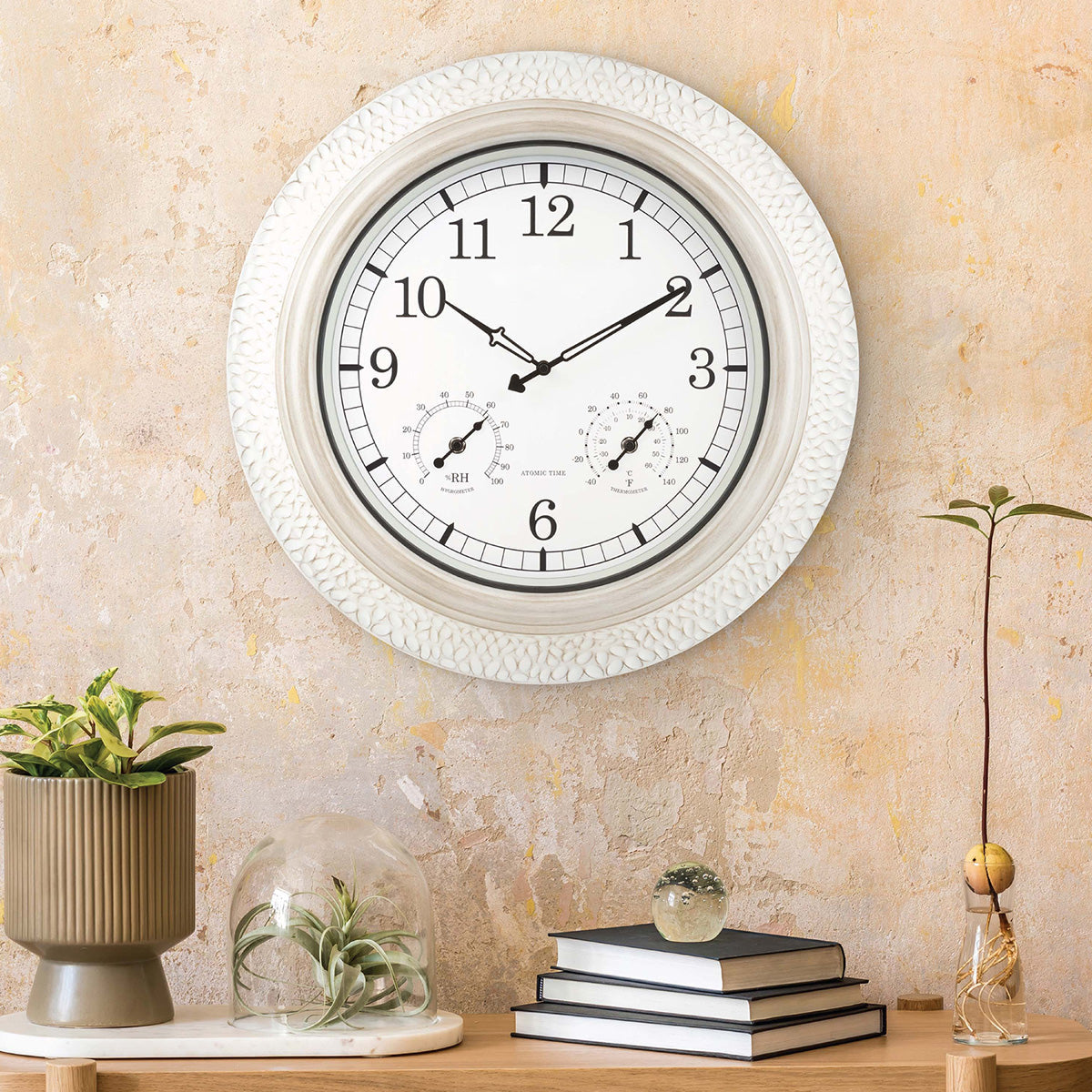 21'' Indoor-Outdoor Atomic Wall Clock