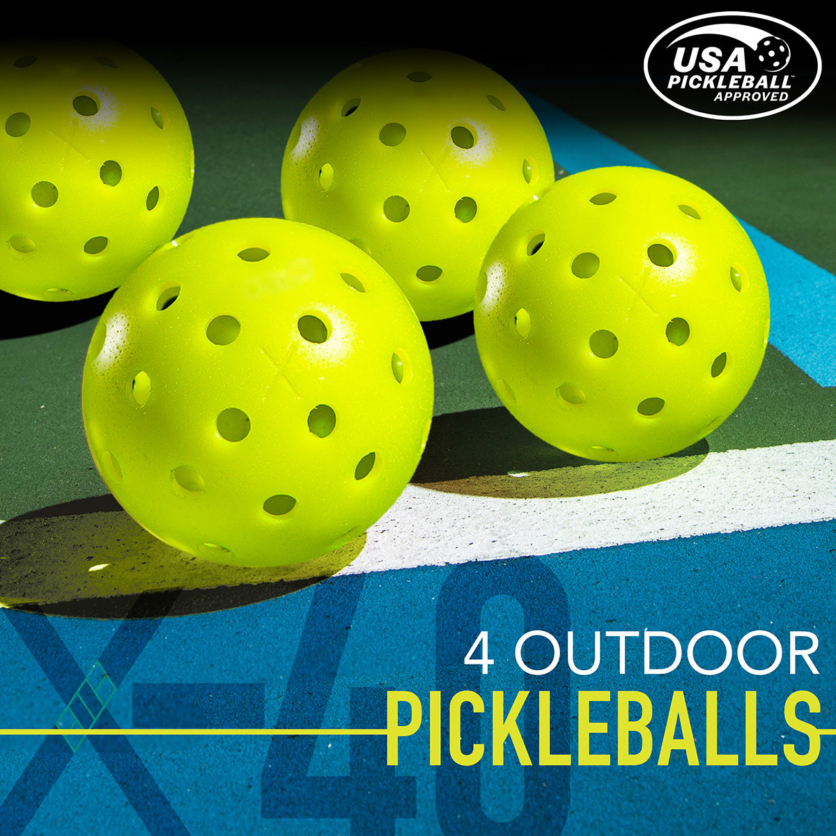2 Player Paddle and Pickle Ball Set - image 10