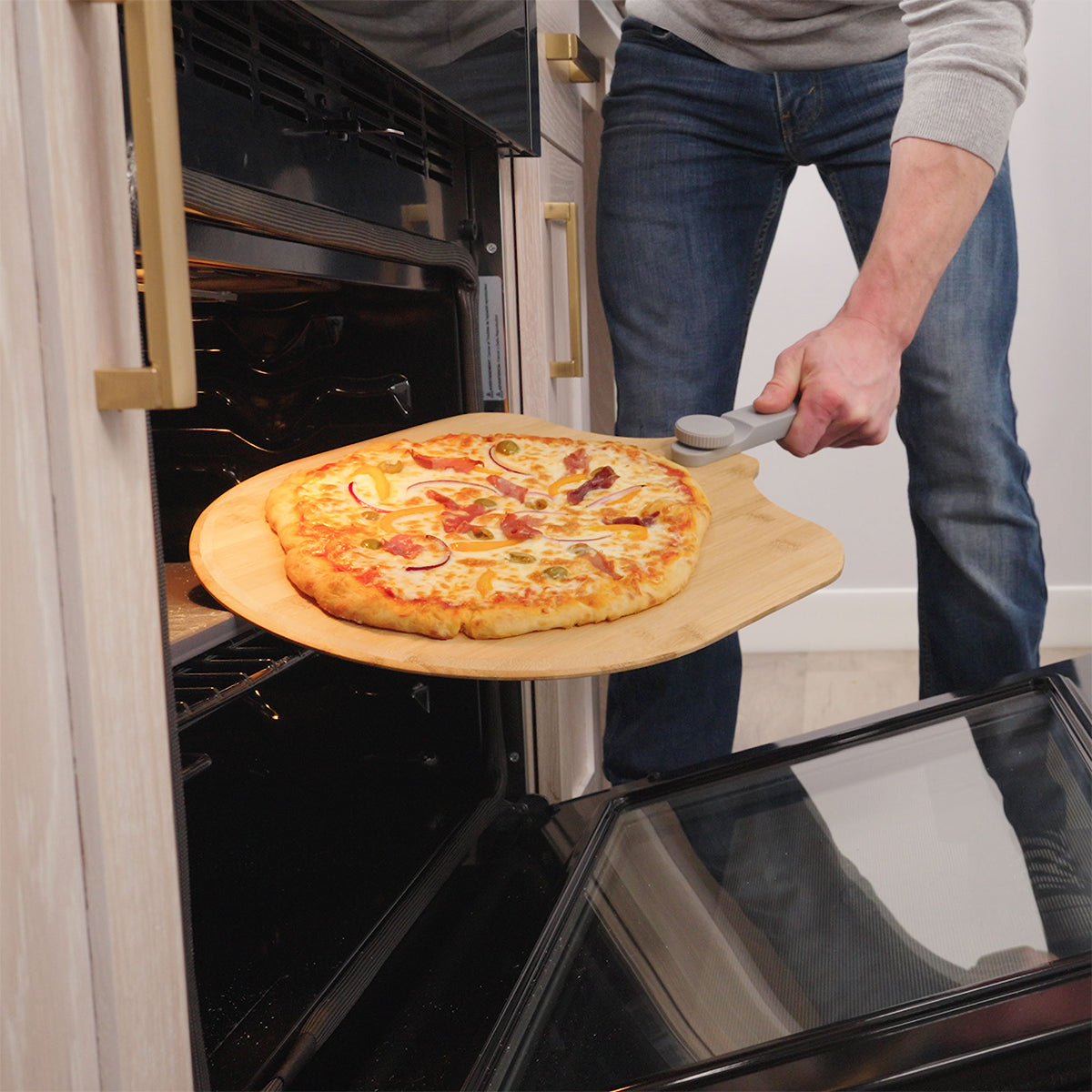 3-Piece Glazed Pizza Stone Set - image 12