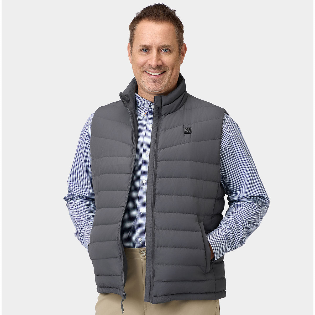 Men's Heated Lightweight Down Vest - image 7