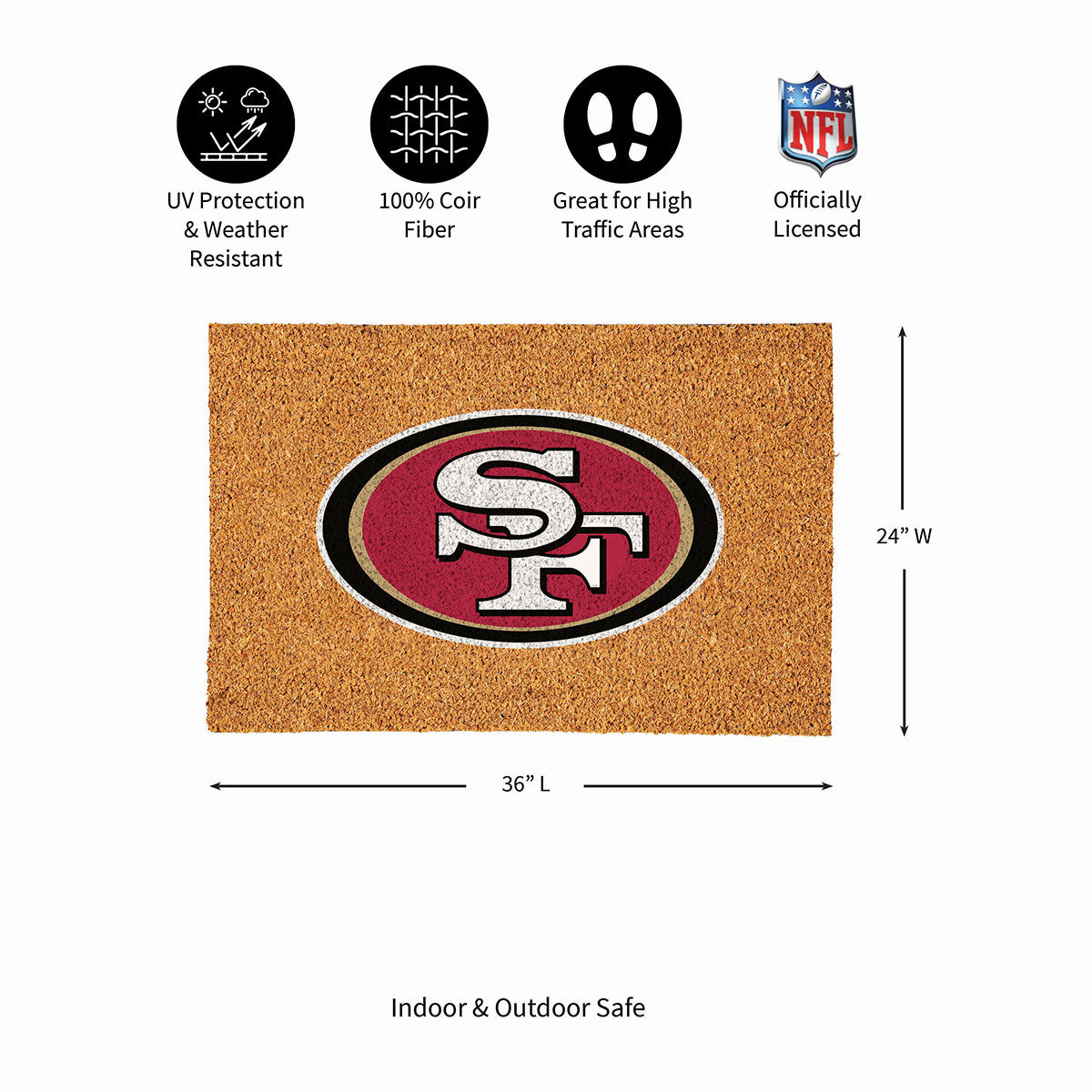 NFL Large Format Team Coir Mat - image 142