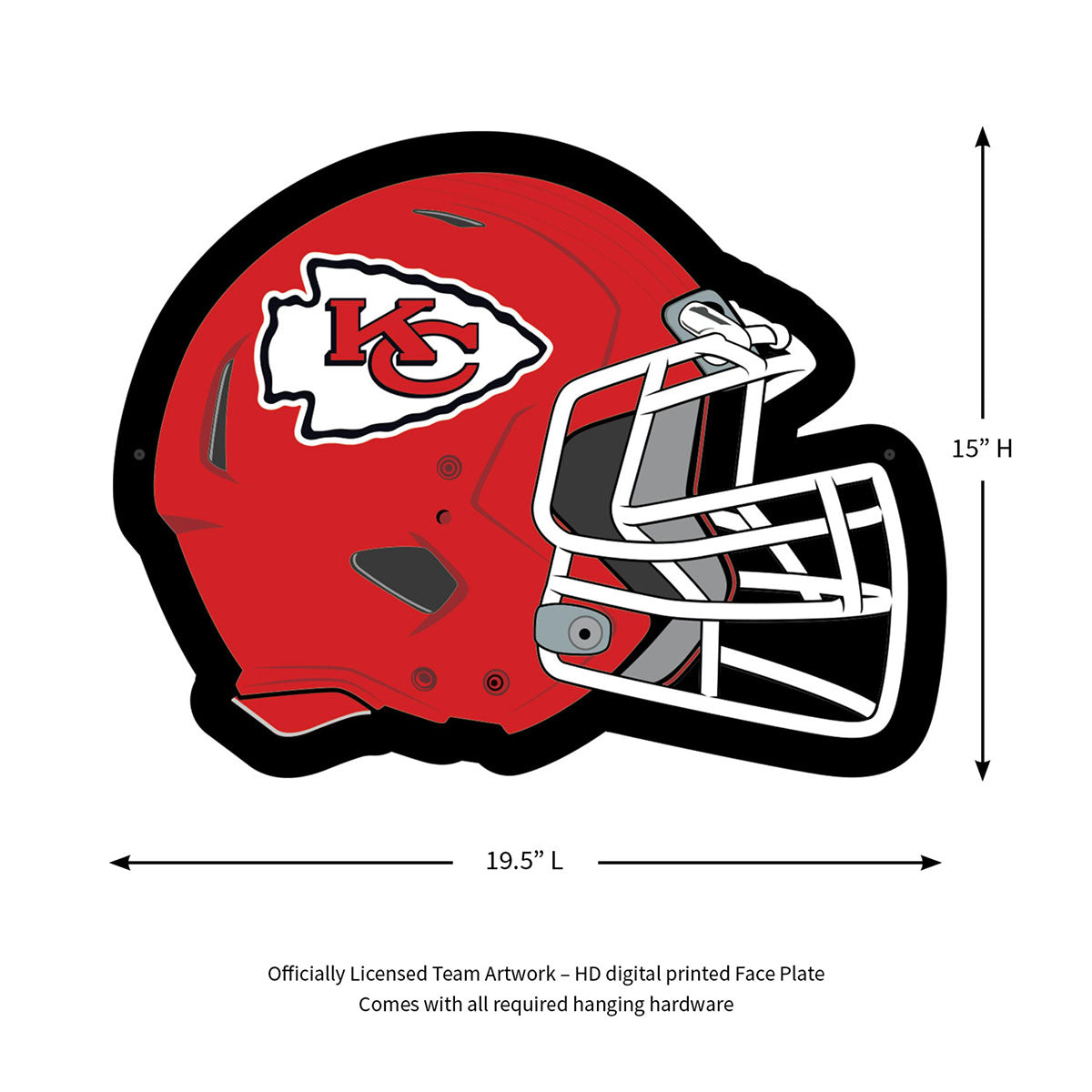 NFL Backlit Helmet Wall Sign - image 107