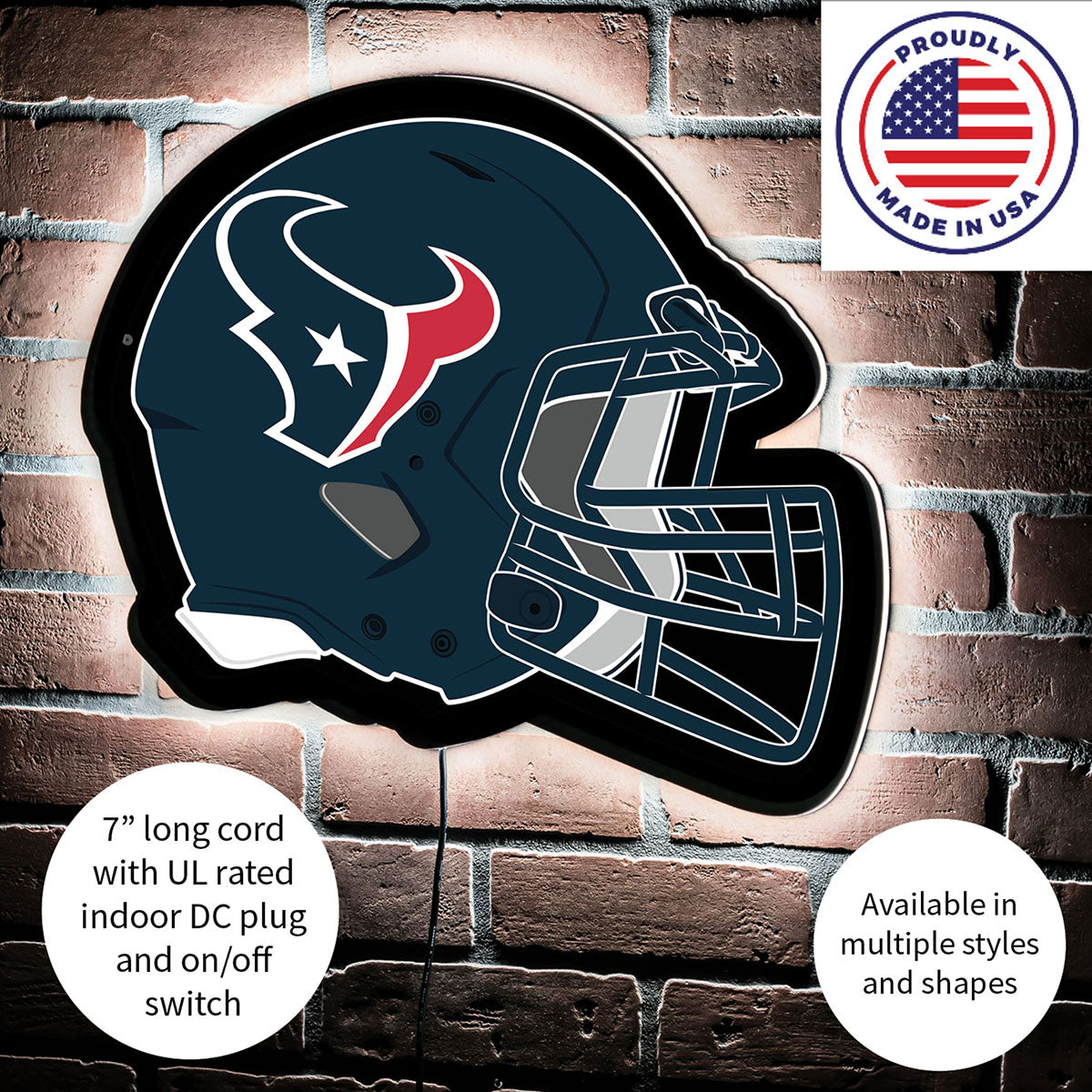 NFL Backlit Helmet Wall Sign - image 87
