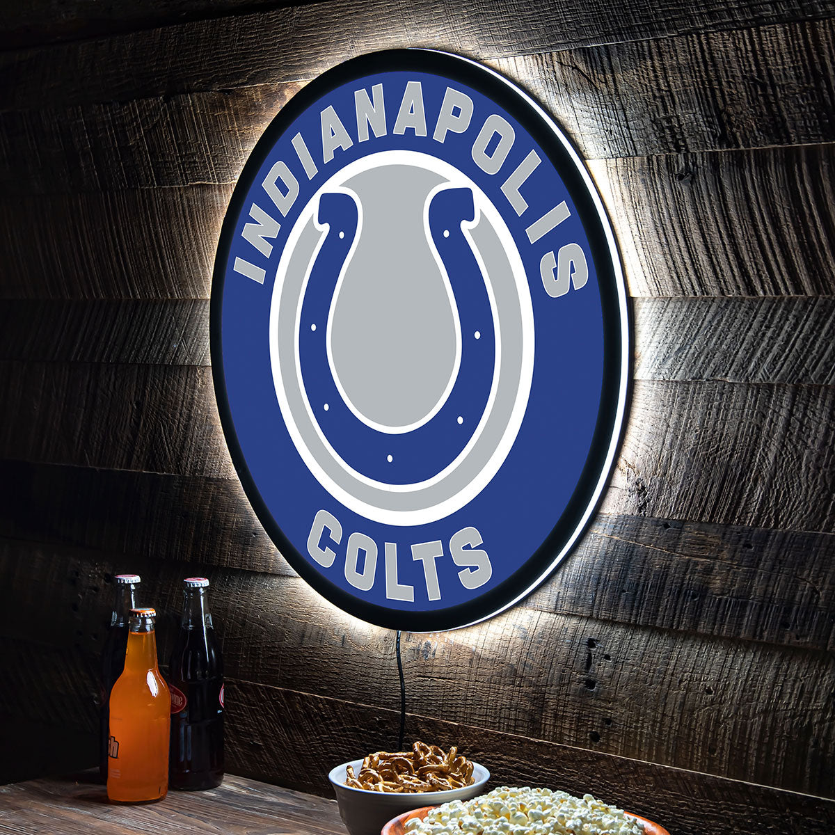 NFL Backlit Full Edge Round Wall Sign - image 50