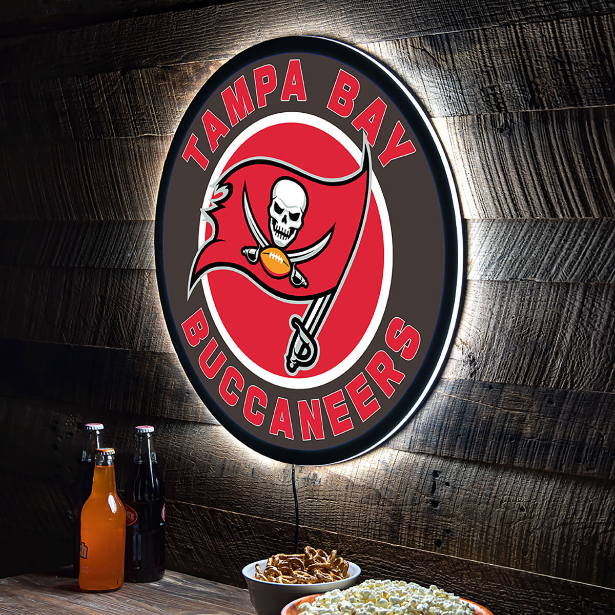 NFL Backlit Full Edge Round Wall Sign - image 102