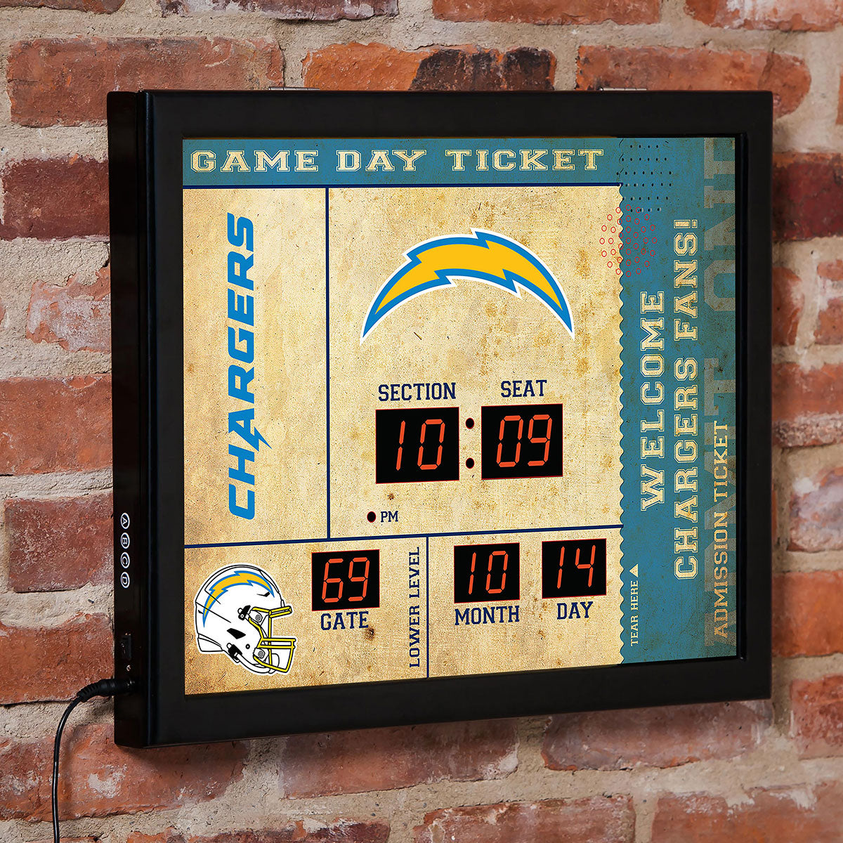 NFL Gameday Ticket Wall Clock and Speaker - image 22