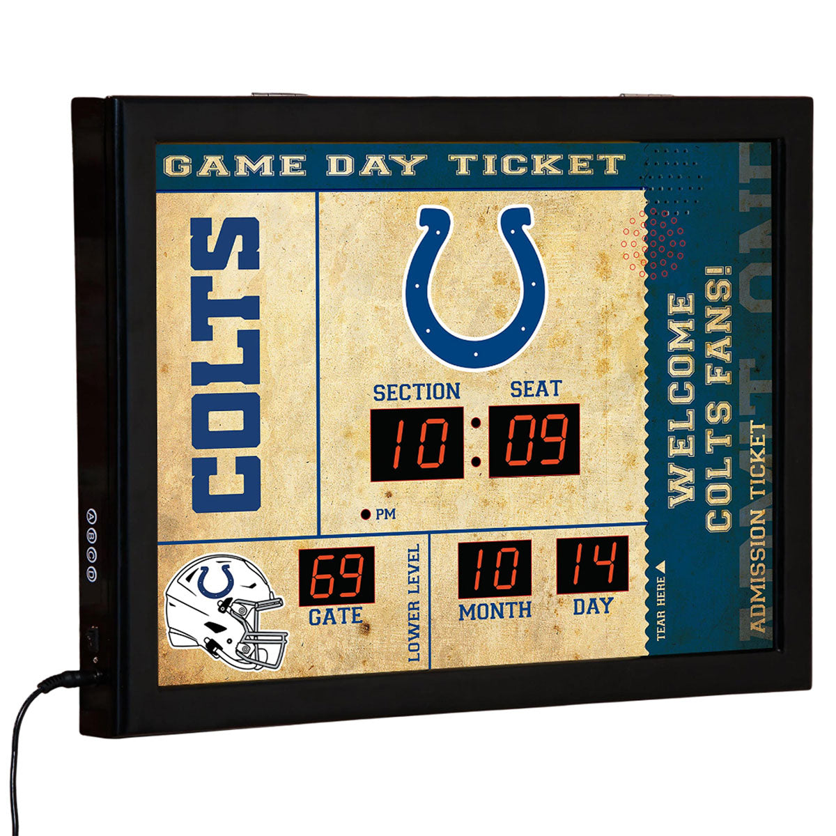 NFL Gameday Ticket Wall Clock and Speaker - image 47
