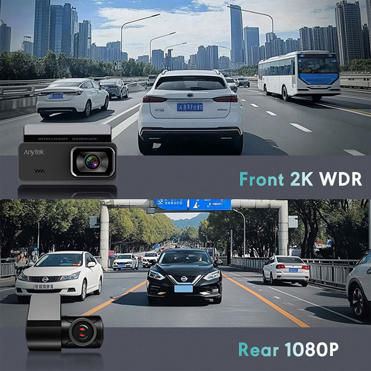 Dual Smart Dash Camera with Parking Monitoring - image 4
