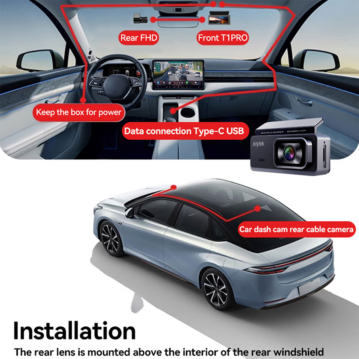 Dual Smart Dash Camera with Parking Monitoring - image 6