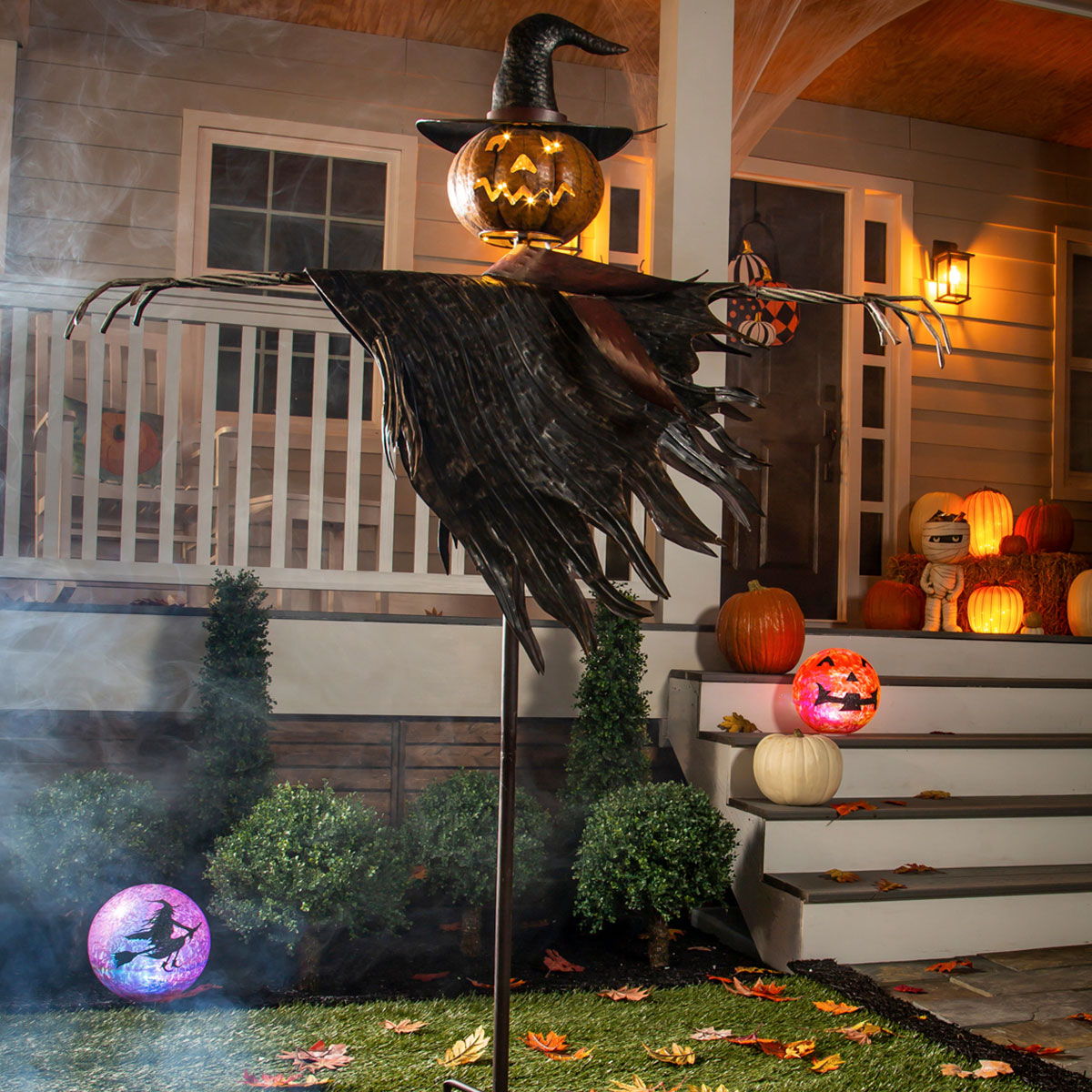 67.5'' Jack-O-Lantern Garden Stake