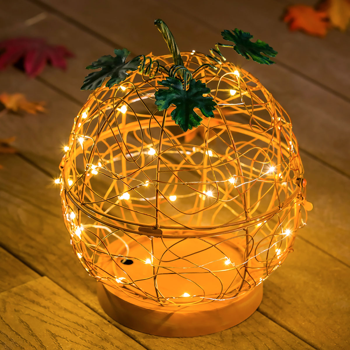 LED Wire Pumpkin Container - image 4