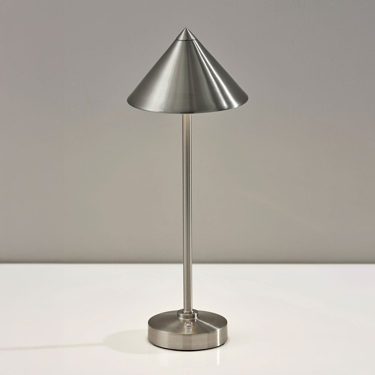 Cordless Indoor/Outdoor Table Lamp with Tapered Cone-Shaped Shade - image 7