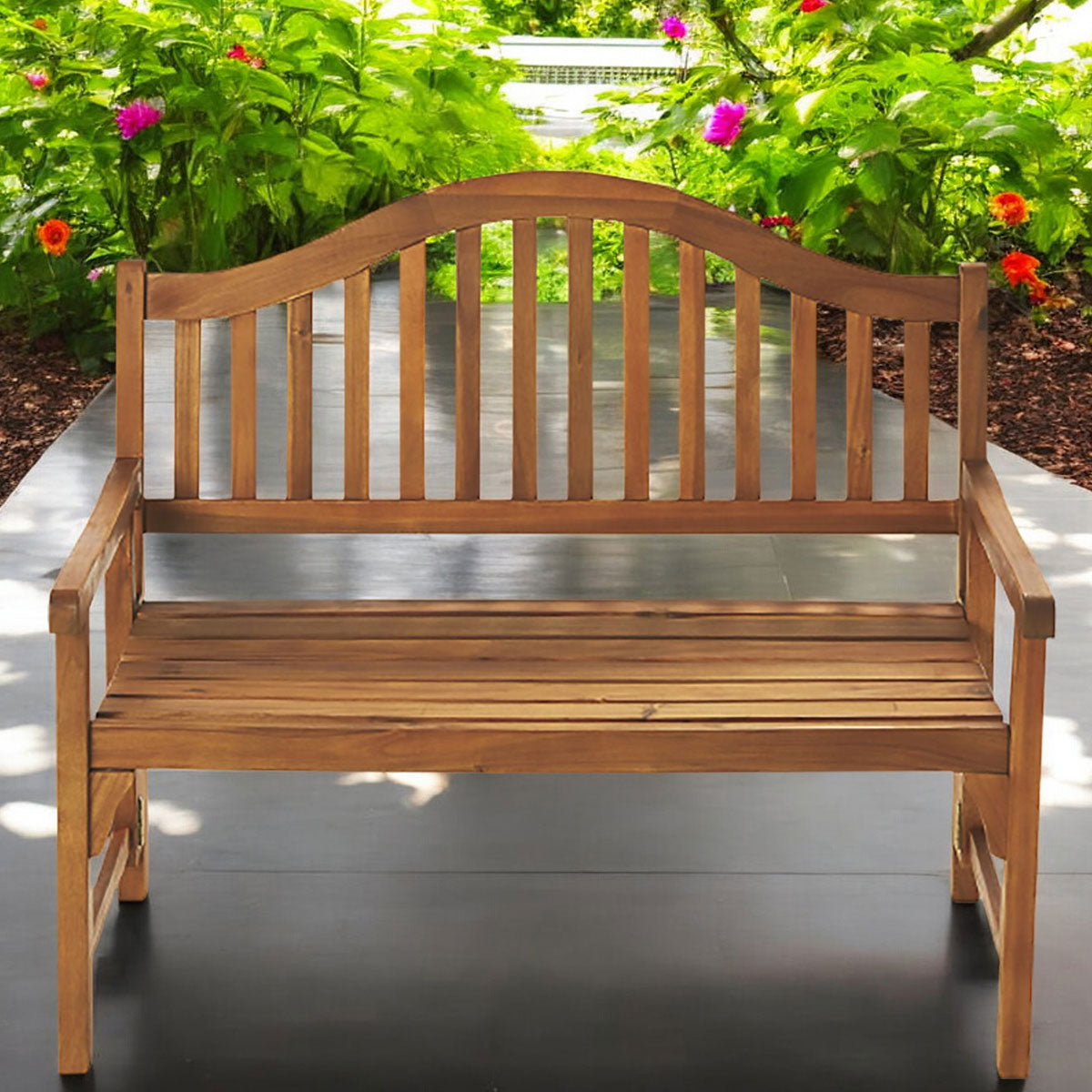 Acacia Wood Foldaway Bench - image 7