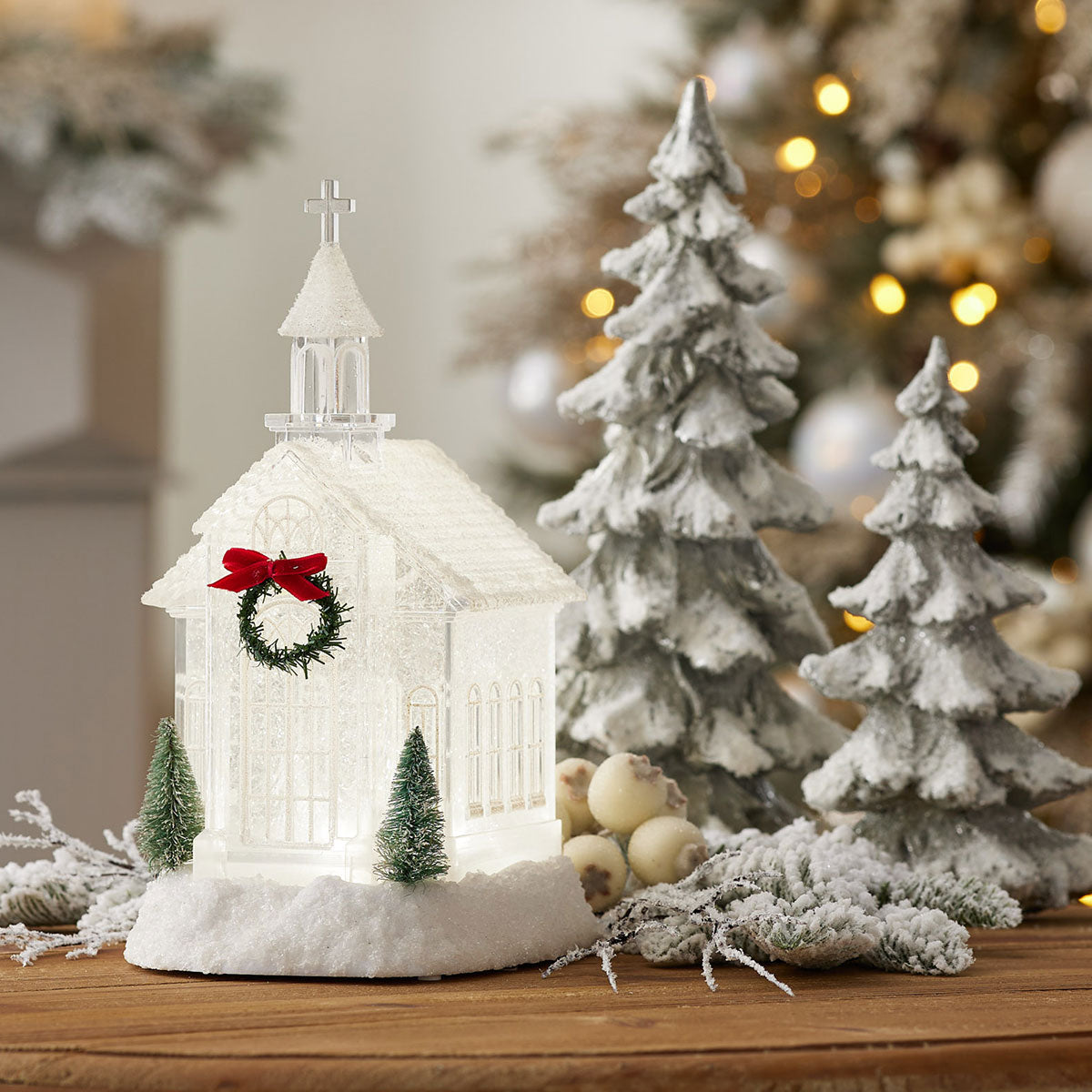 LED Church Snowglobe - image 3