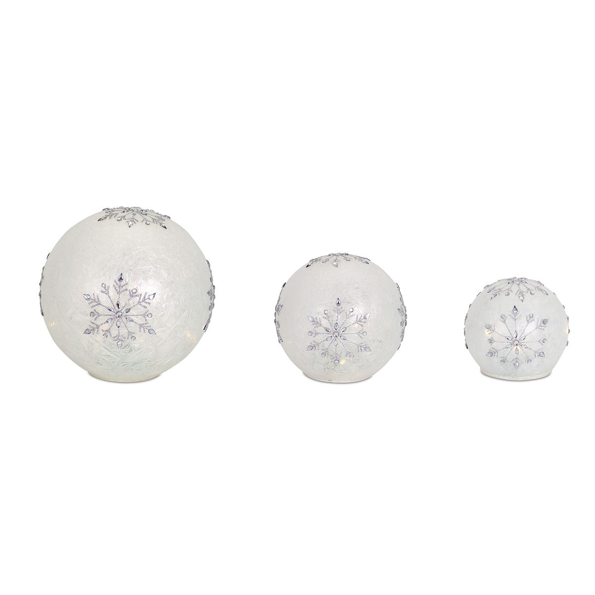 LED Holiday Decor Globe Set (Set of 3) - image 4