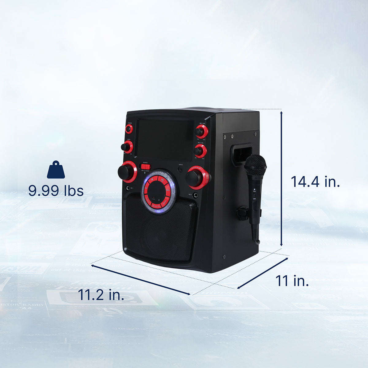 Karaoke Party Speaker with 7'' Display - image 4