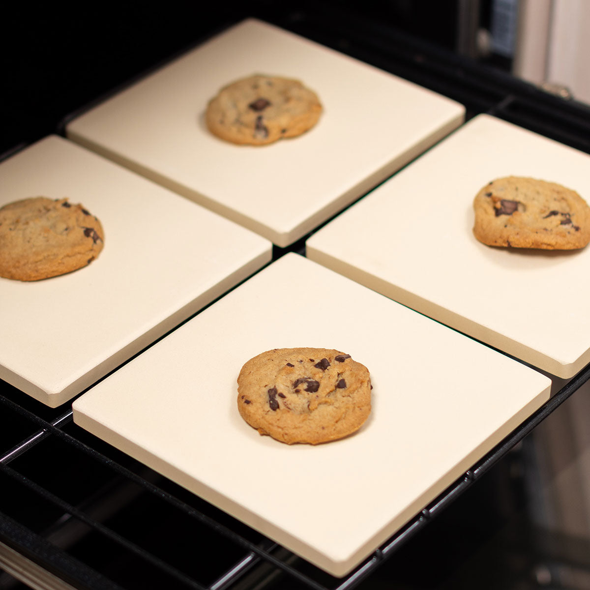 Cordierite Square Pizza Stone 4 Piece Set - image 6
