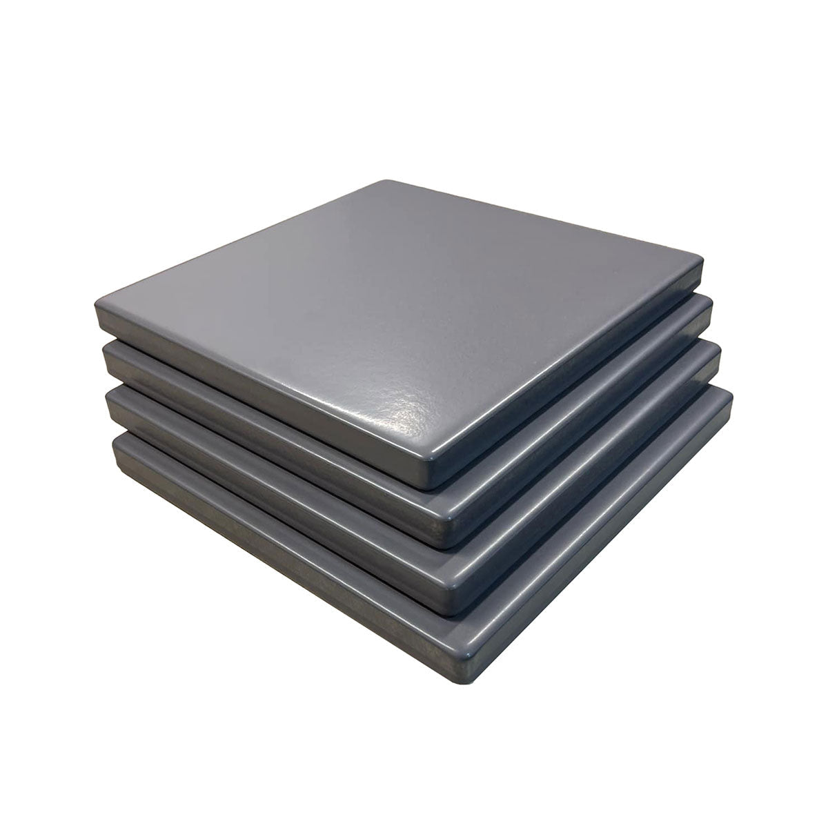 Glazed Cordierite Square Pizza Stone 4 Piece Set - image 5