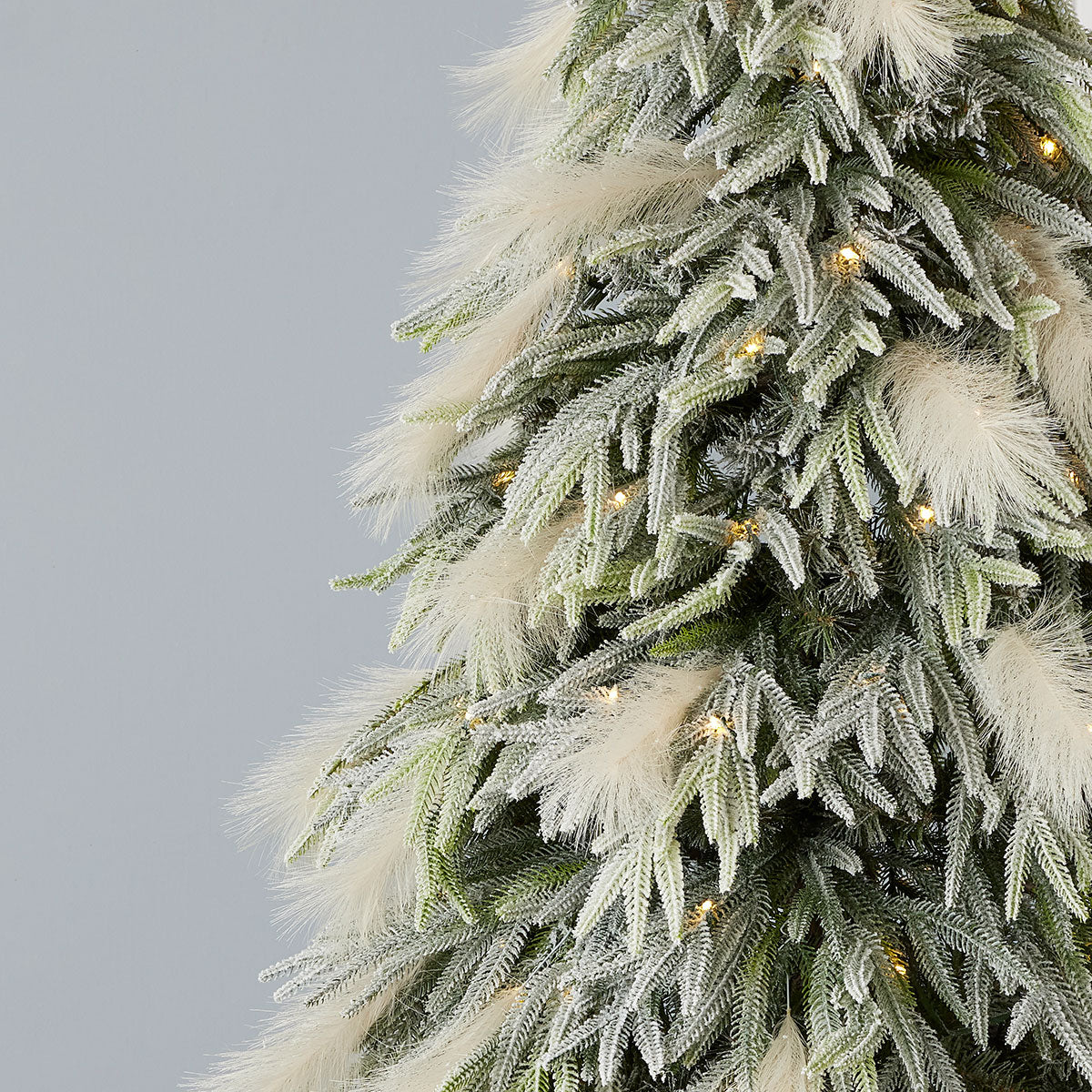 7.5' Pine and Pampas Christmas Tree - image 4