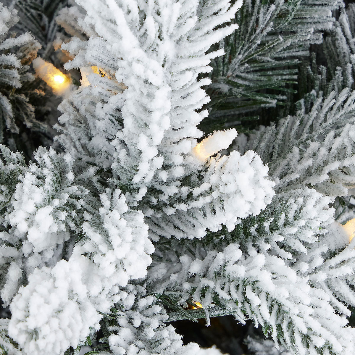 Flocked Frasier Fir Christmas Tree - image 7