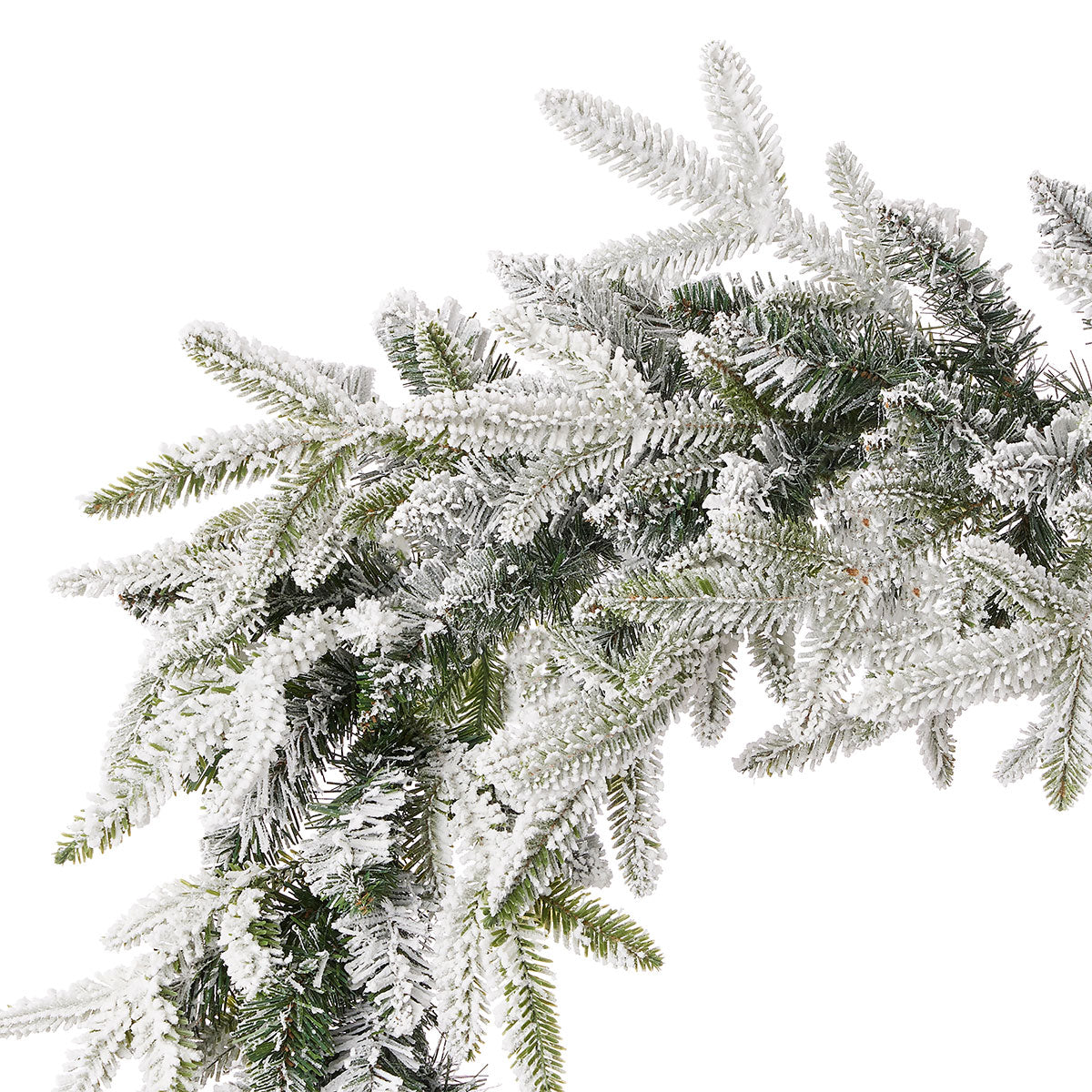 9' Flocked Frasier Fir Garland - image 4