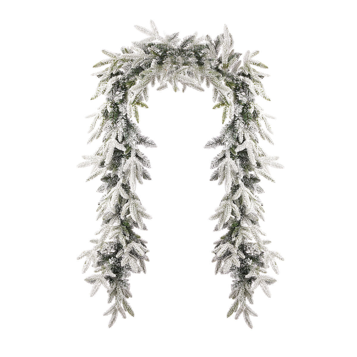 9' Flocked Frasier Fir Garland - image 2