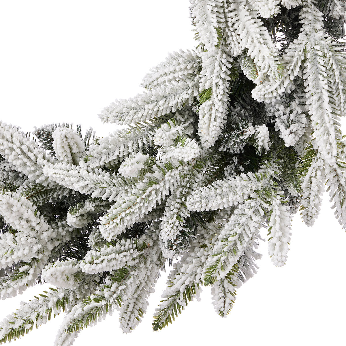 24'' Flocked Frasier Fir Wreath - image 4