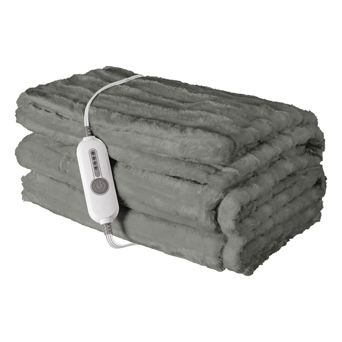 Oversized Faux Fur Heated Throw - image 5