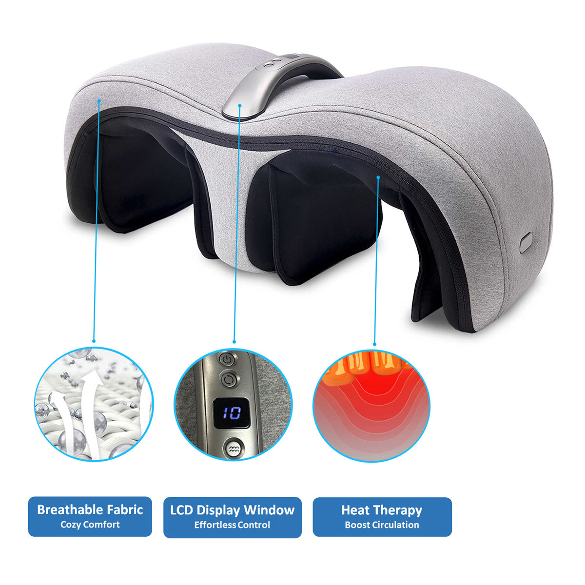 Deluxe Knee and Leg Massager with Heat - image 4