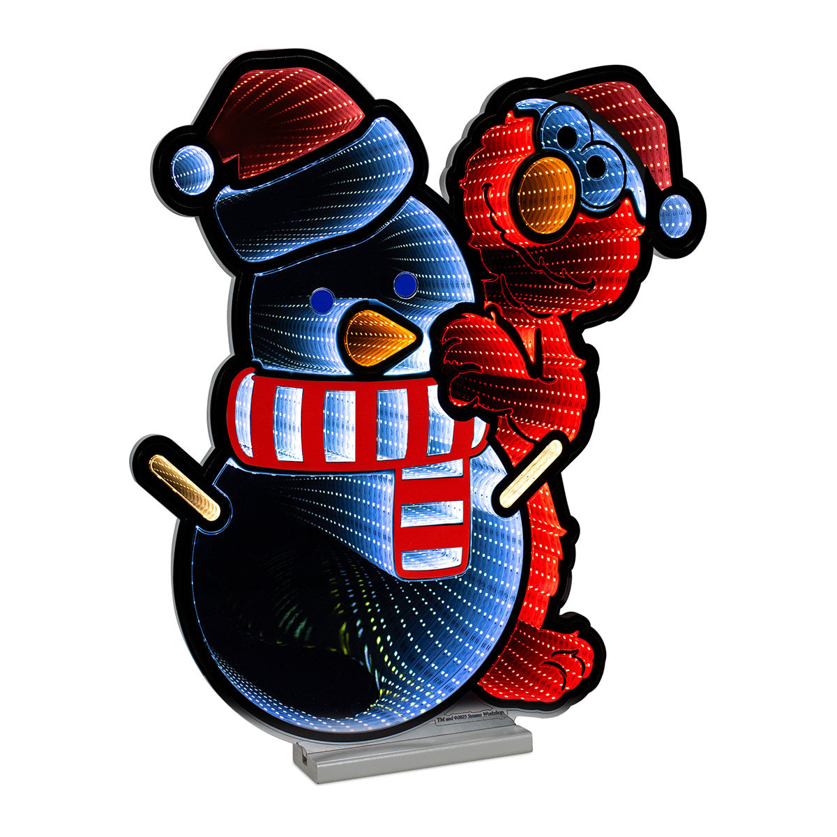Sesame Street Elmo & Snowman LED Infinity Light - image 2