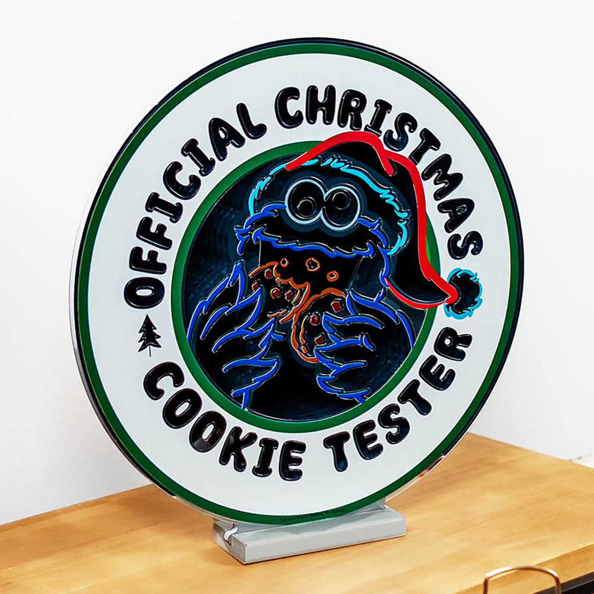 Sesame Street Cookie Tester LED Infinity Sign - image 3