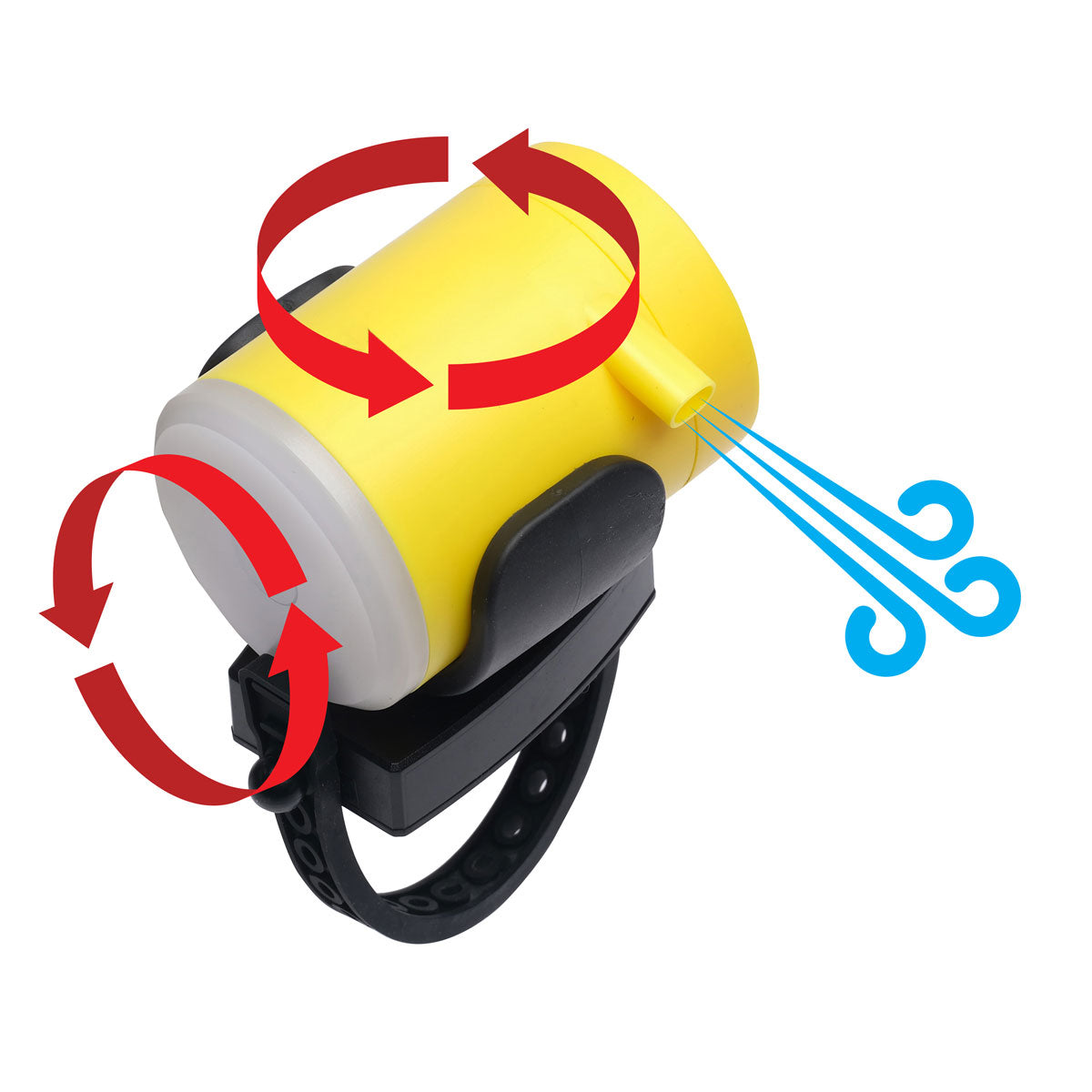 Attachable Dust Blower and Work Light - image 4