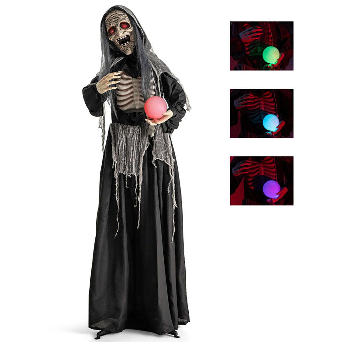 6 Ft. Mechanized Witch - image 2