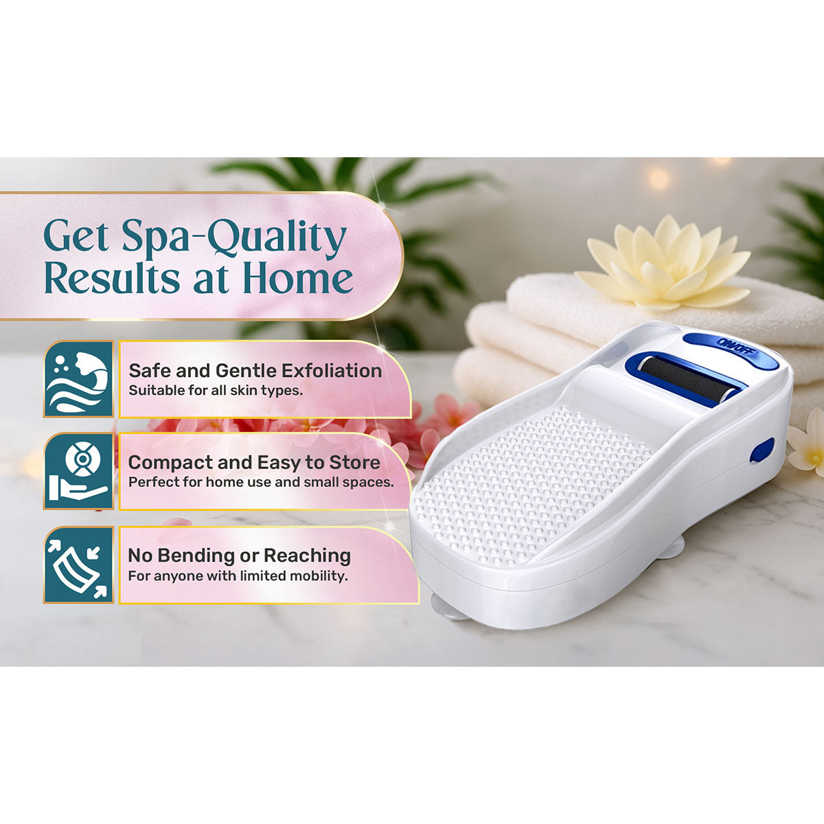 Hands Free Waterproof Foot Exfoliator - image 7
