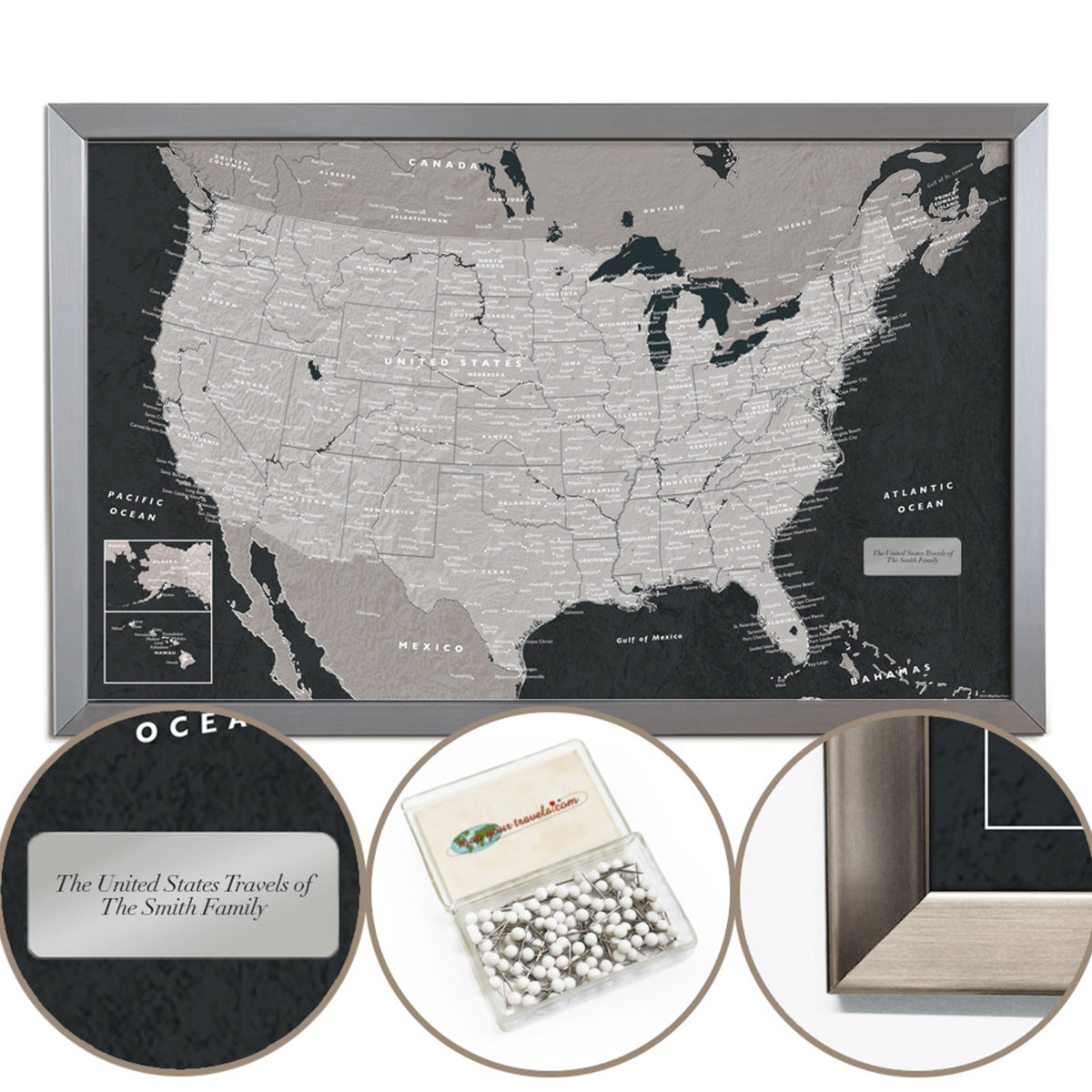 Urban Slate US Travel Map - image 2
