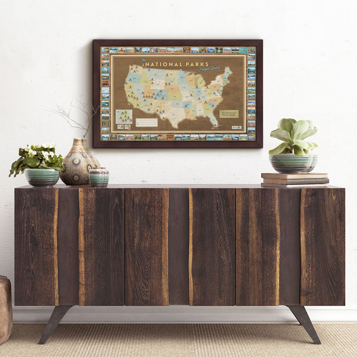 National Parks Travel Map